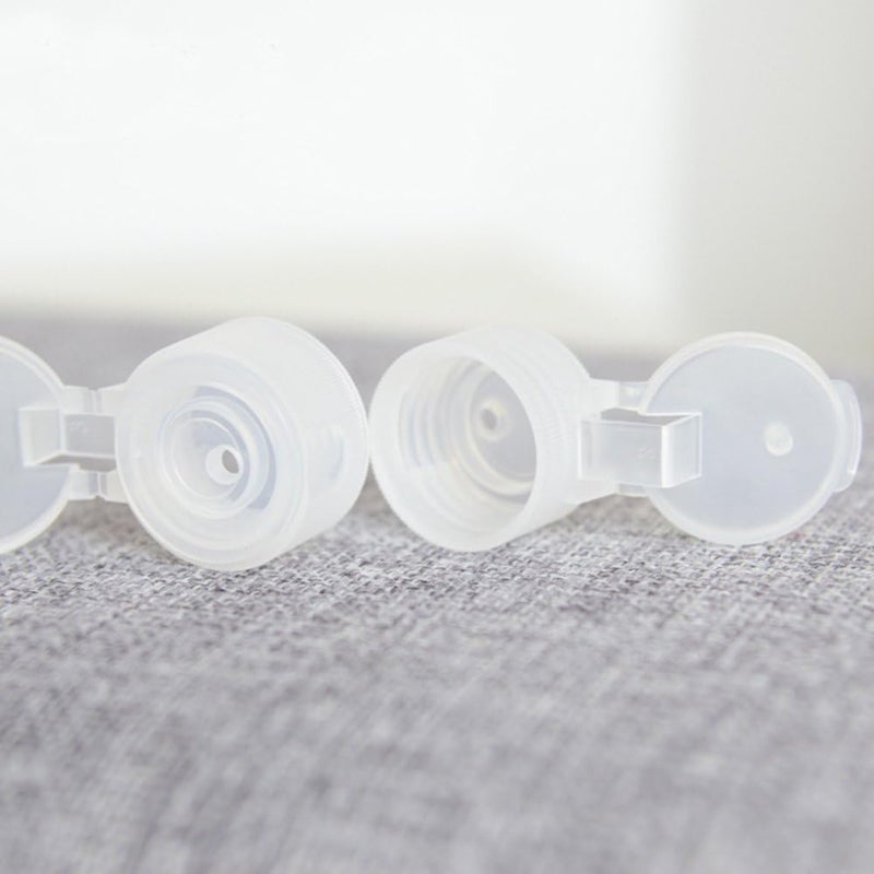 OTO ALINK Travel Size Plastic Empty Toiletry Bottles, 30ml (1 oz) Pack of 6 Liquid Containers with Labels - Image 2